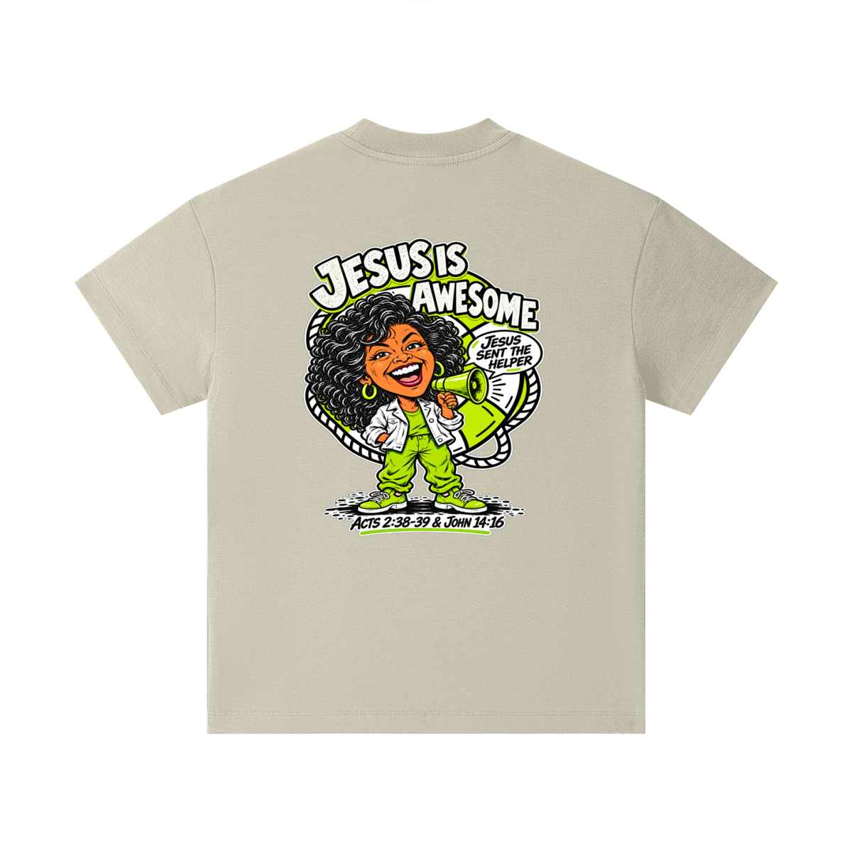 JESUS IS AWESOME JESUS SENT THE HELPER  Kids T-Shirt