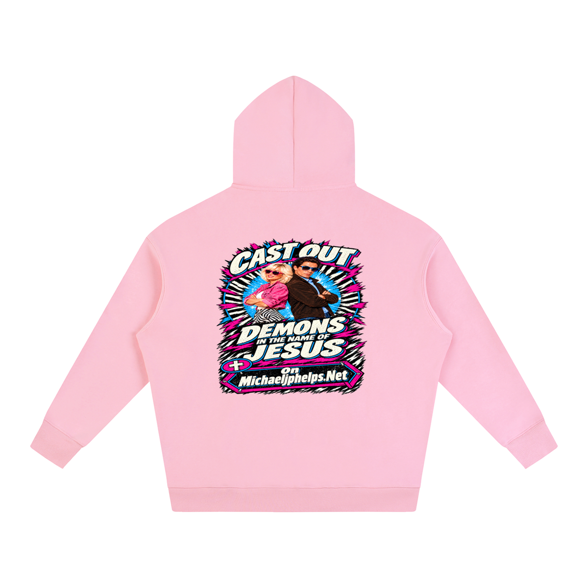Cast out demons in the name of Jesus on Michaeljphelps.Net Hoodie