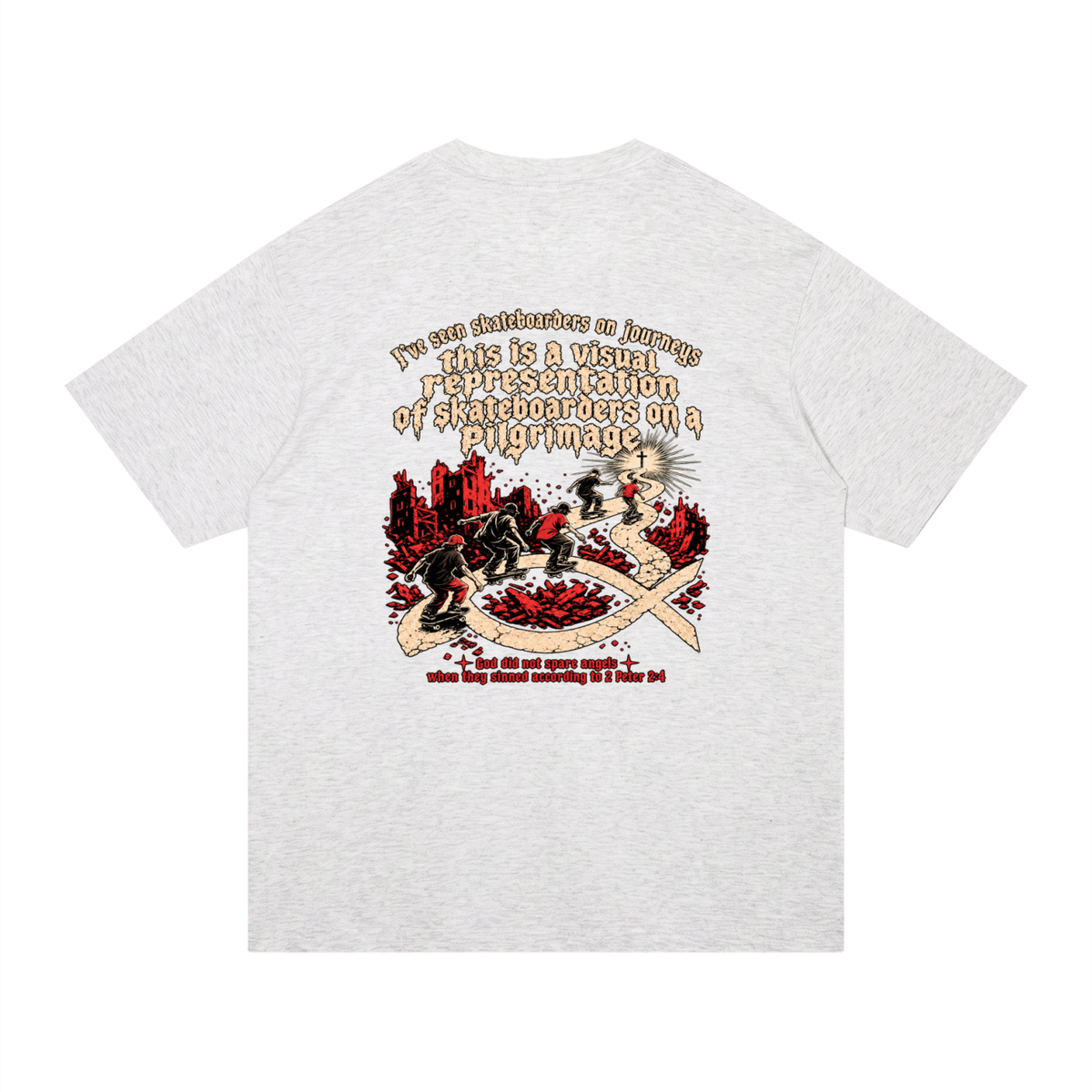 skateboarders on a pilgrimage T-Shirt
