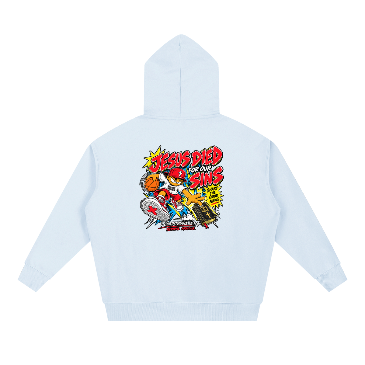 REVIVAL EST. 2026 ARMOUR JESUS DIED FOR OUR SINS Hoodie