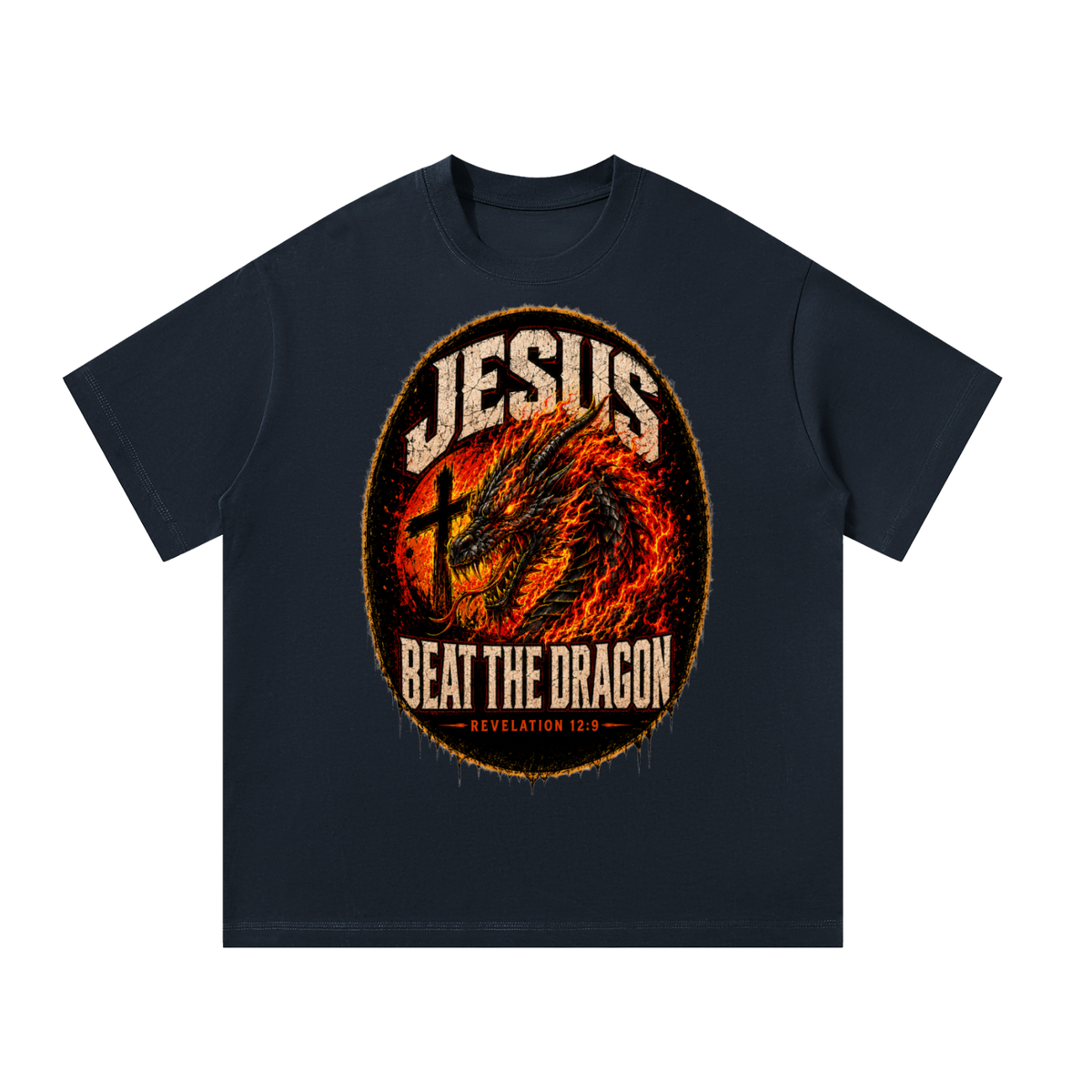 Jesus beat the dragon T-Shirt