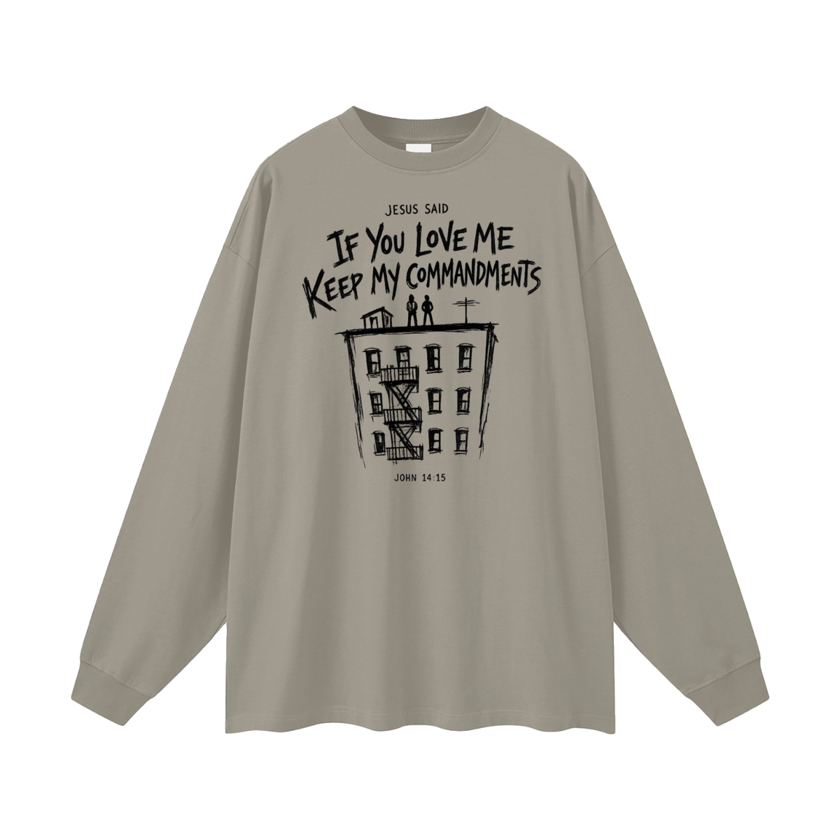 JOHN 14:15 NIV Long Sleeve T-Shirt