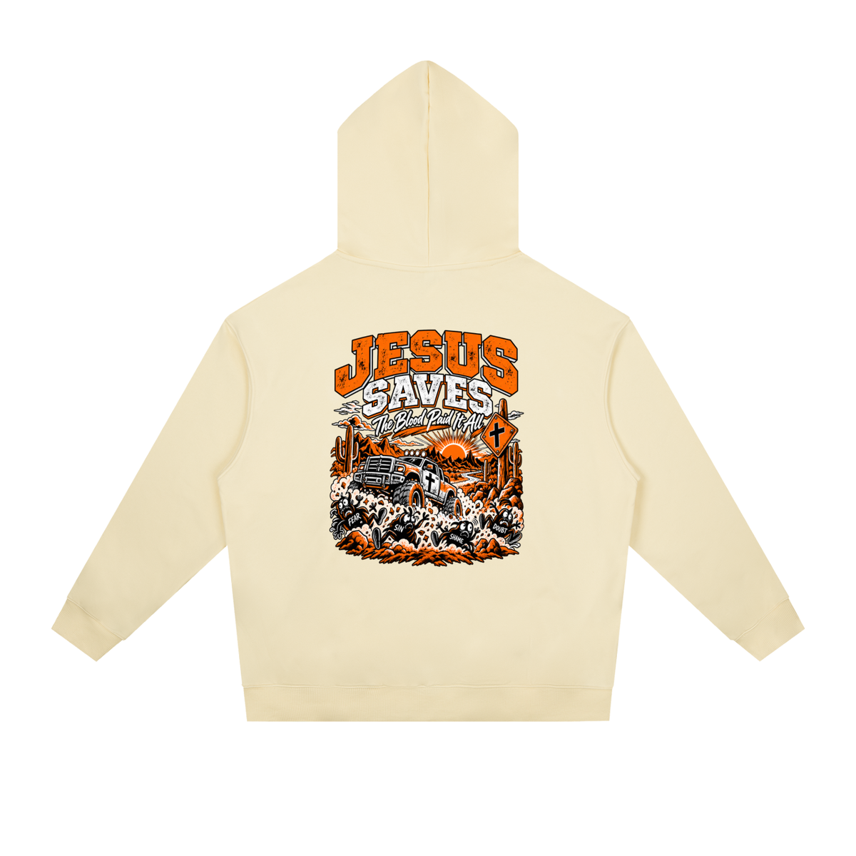 JESUS DIED FOR FOR OUR SINS THAT'S THE GOOD NEWS 1 CORTHIANS 15:1-4 JESUS SAVES THE BLOOD PAID IT ALL Hoodie