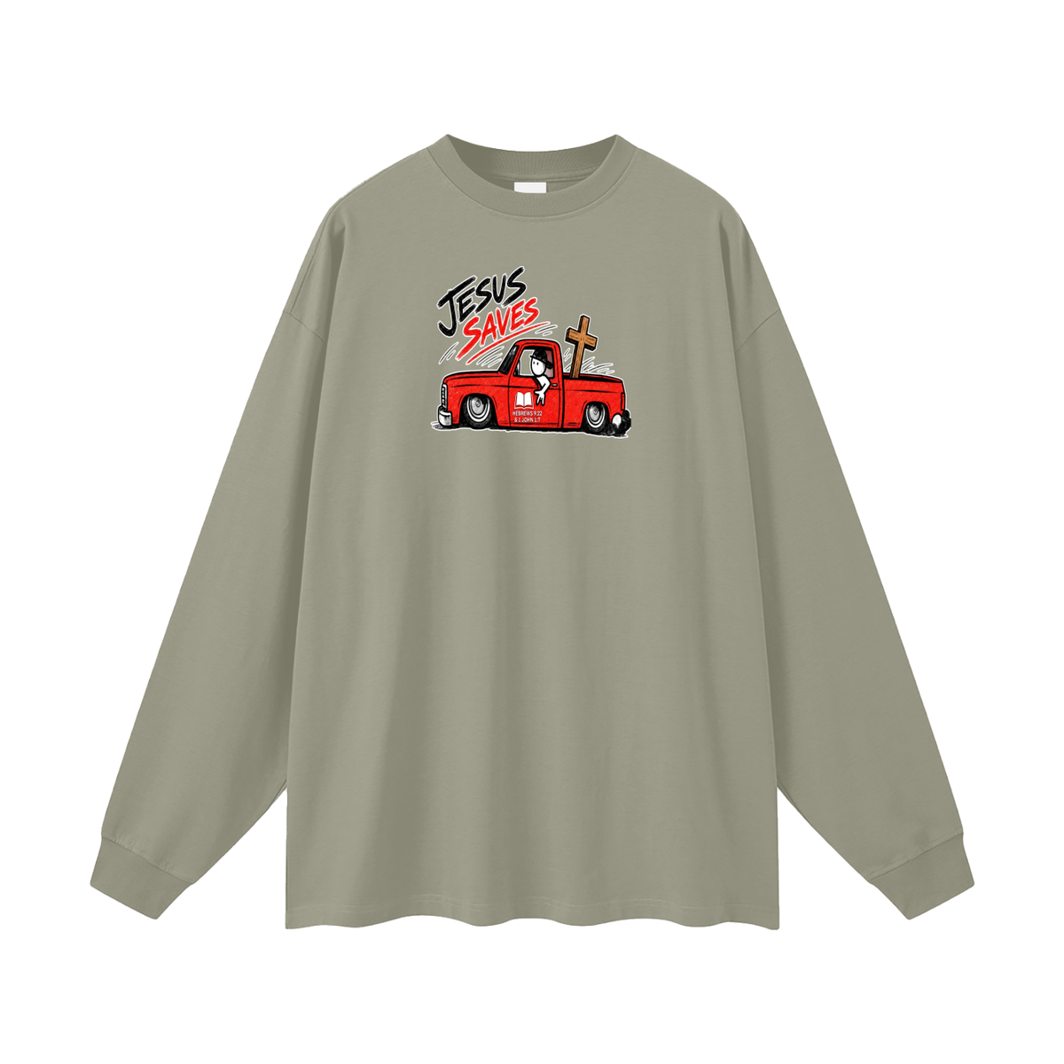 Oversized Unisex Long Sleeve T-Shirt