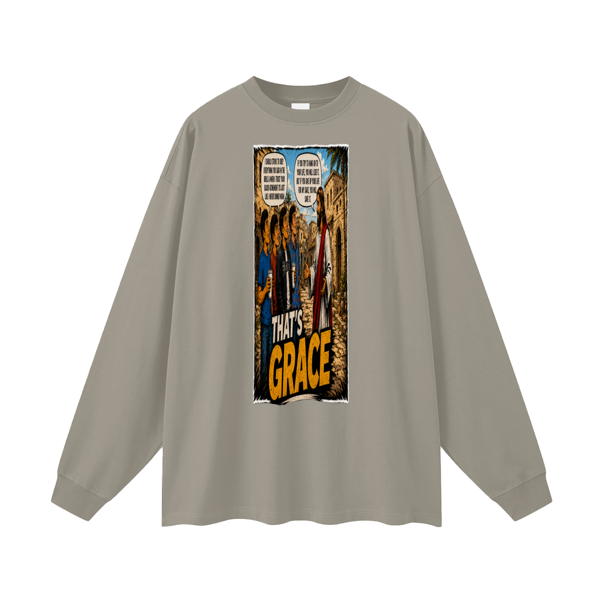 Matthew 16:25 NLT Long Sleeve T-Shirt