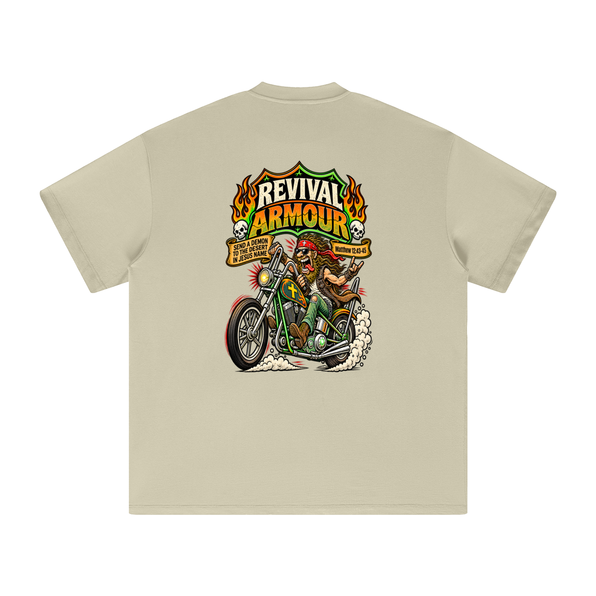 REVIVAL ARMOUR SEND A DEMON TO THE DESERT IN JESUS NAME [MATTHEW 12:43-45] T-Shirt