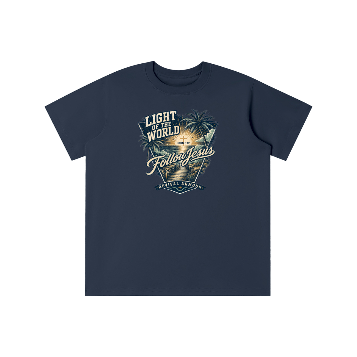 LIGHT OF THE WORLD FOLLOW JESUS REVIVAL ARMOUR youth T-shirt