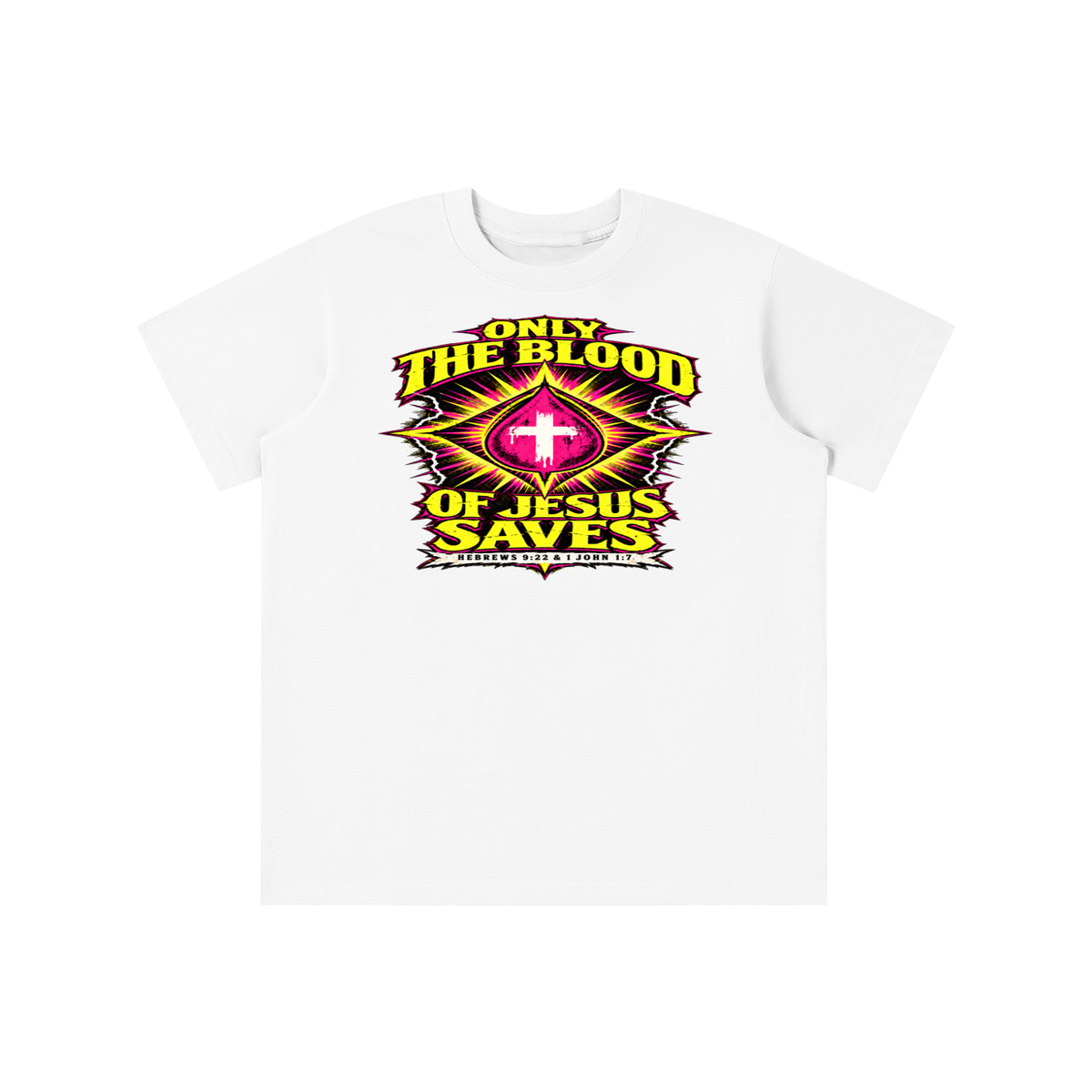 Only the Blood of Jesus saves youth T-shirt