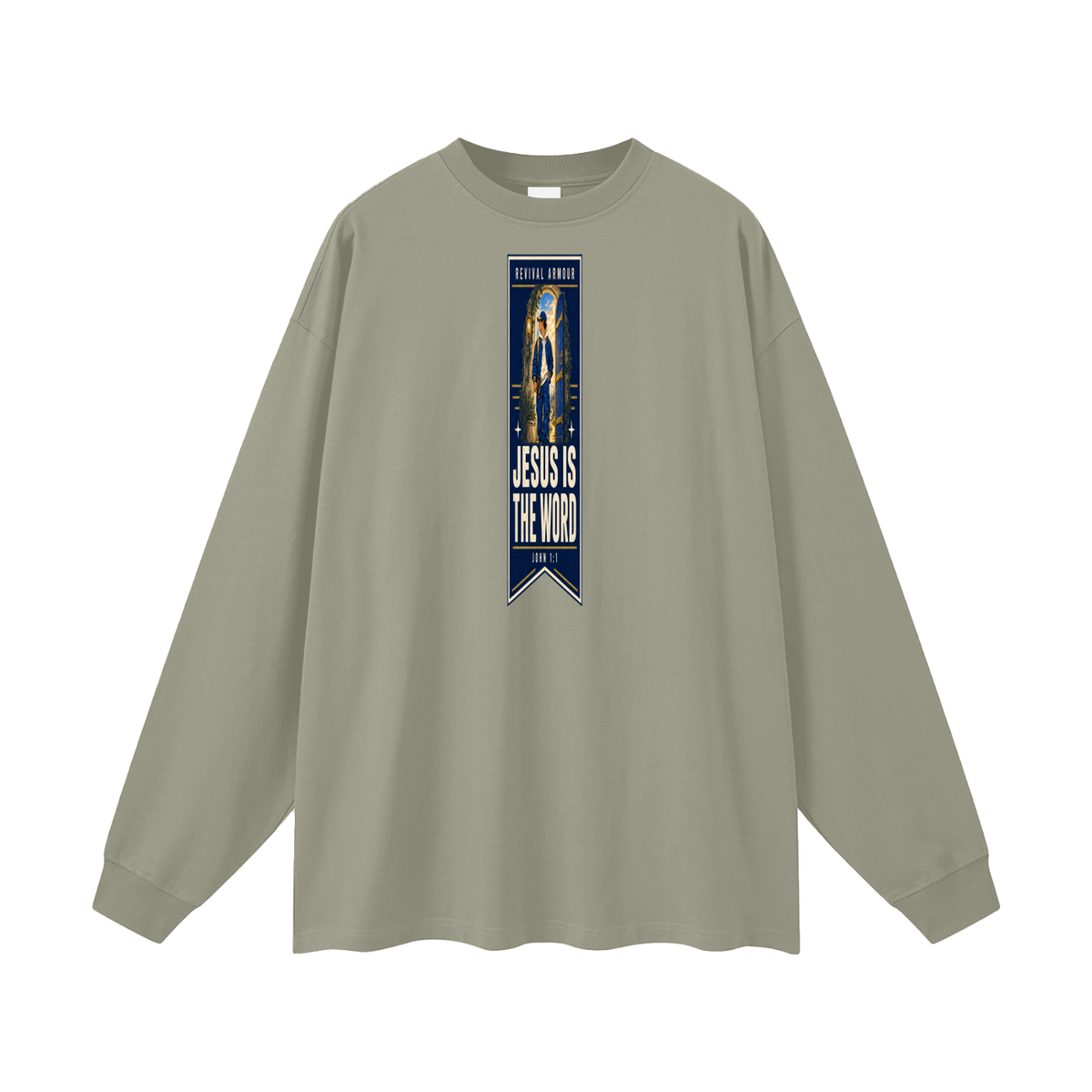 REVIVAL ARMOUR JESUS IS THE WORD _ JOHN 1:1 Long Sleeve T-Shirt