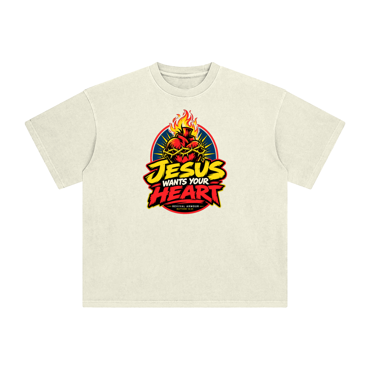 JESUS WANTS YOUR HEART - REVIVAL ARMOUR -  T-Shirt