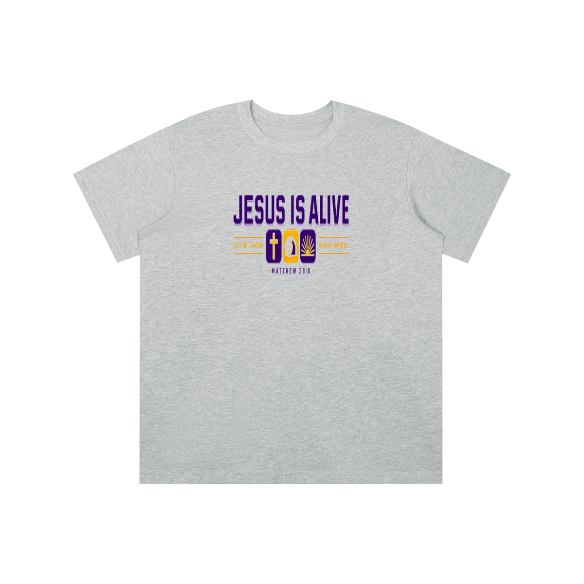 JESUS IS ALIVE CAST OUT DEMONS ON MICHAELJPHELPS.NET youth T-shirt