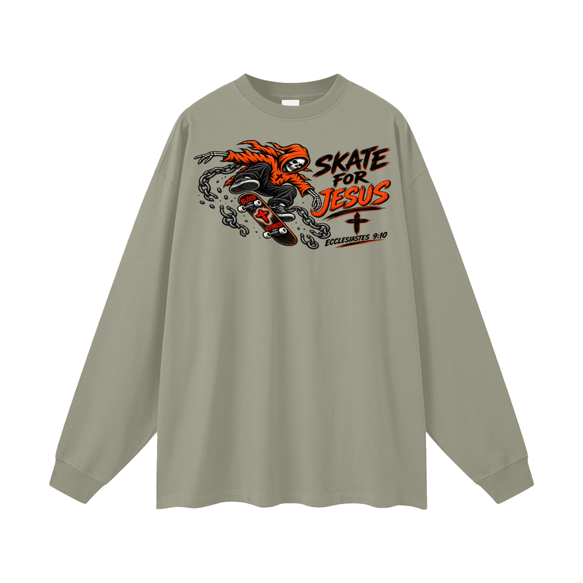 Skate for Jesus Long Sleeve T-Shirt