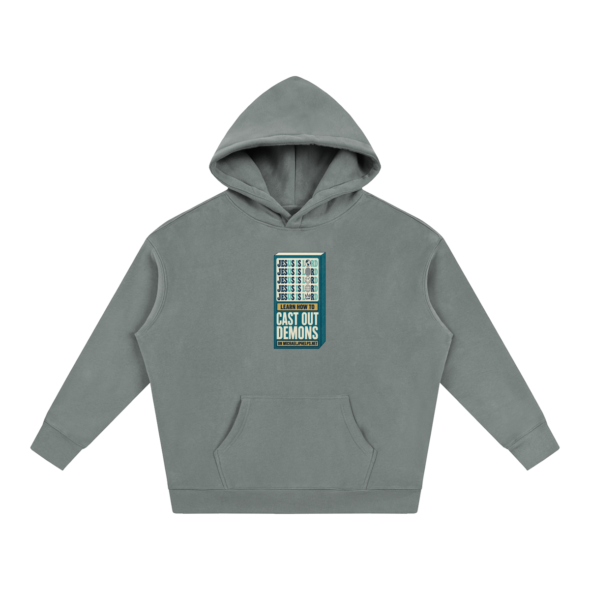 Jesus is Lord 5x Learn how to cast out demons on MICHAELJPHELPS.NET Hoodie
