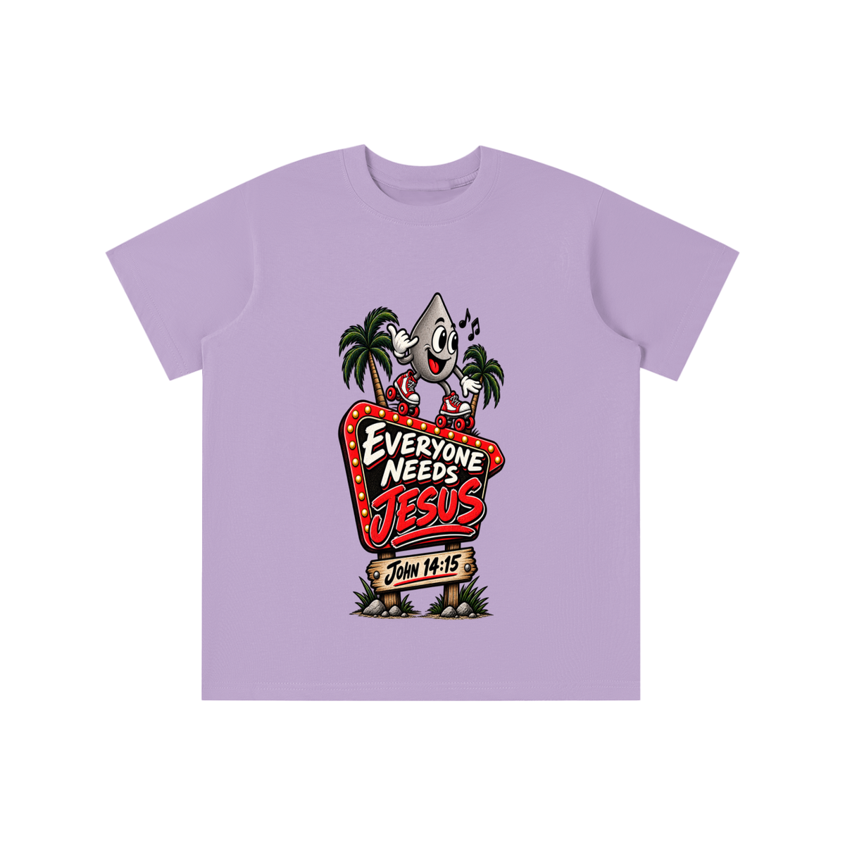 EVERYONE NEEDS JESUS . JOHN 14:15. youth T-shirt