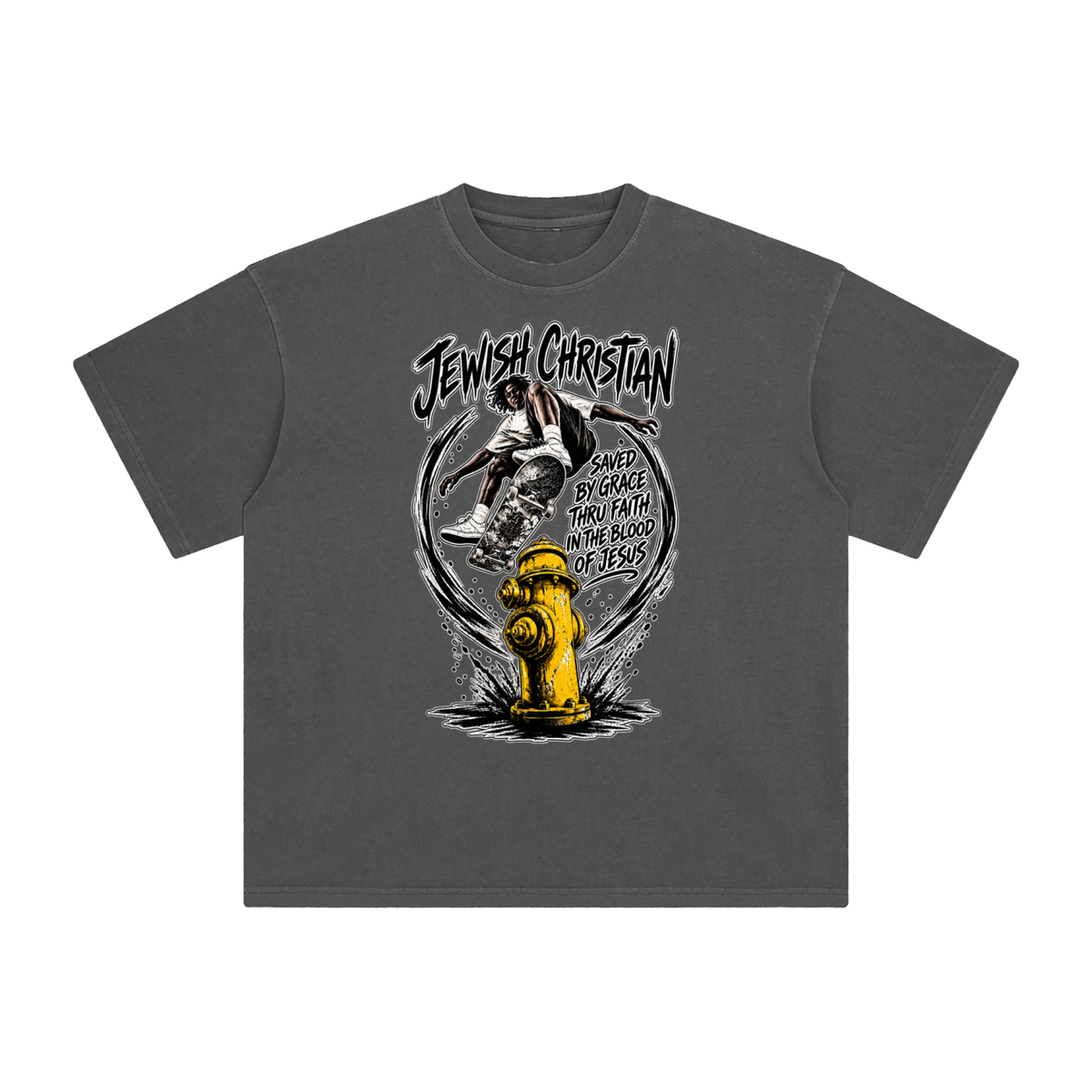 JEWISH CHRISTIAN SAVED BY GRACE THRU FAITH IN THE BLOOD OF JESUS T-Shirt