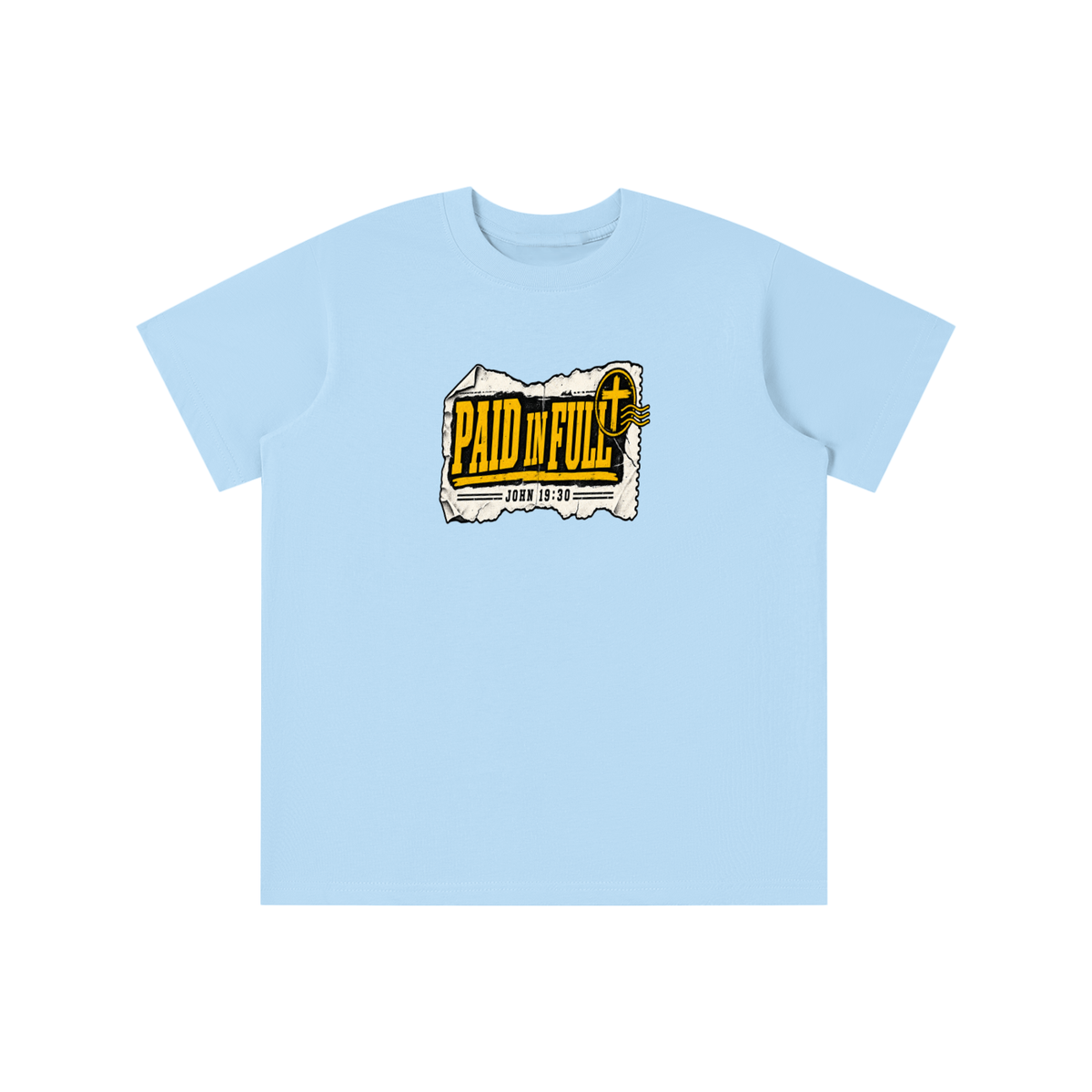 PAID IN FULL - JOHN 19:30 - youth T-shirt