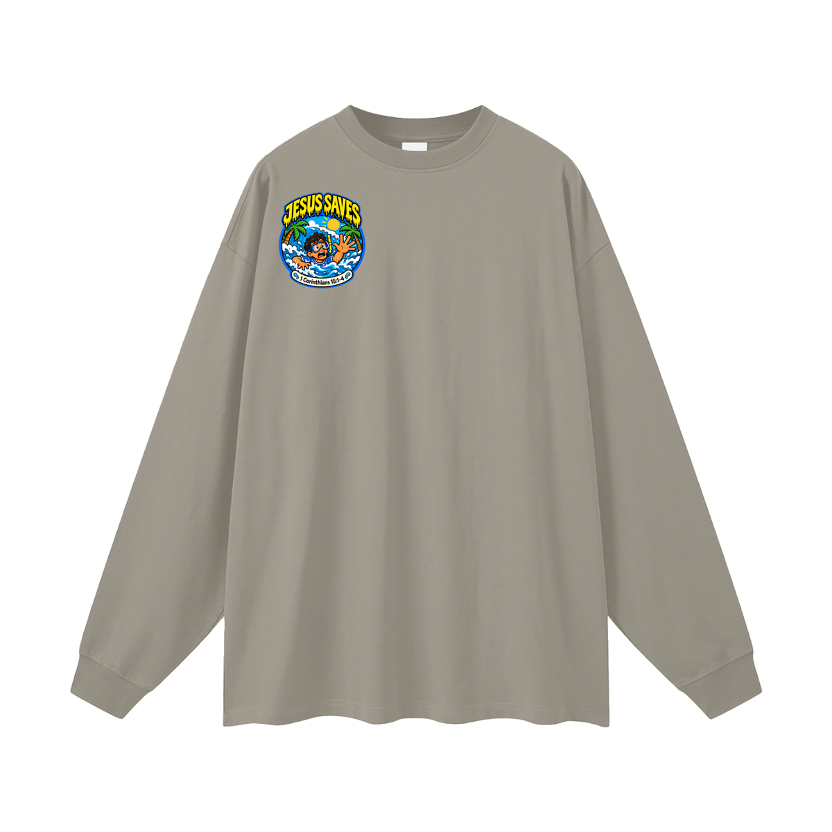 Jesus saves Long Sleeve T-Shirt