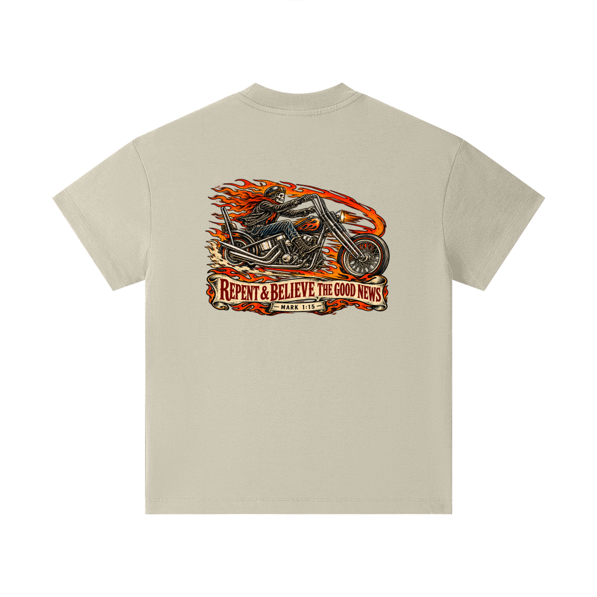 JESUS SAVES REPENT & BELIEVE THE GOOD NEWS - MARK 1:15 - Kids T-Shirt