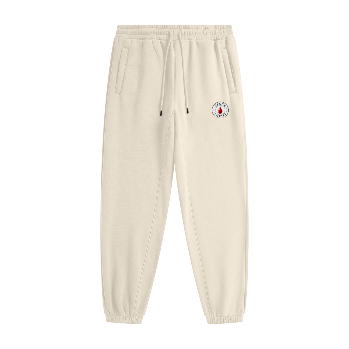 Jesus Christ blood emoji With Hebrews 10:29 Joggers
