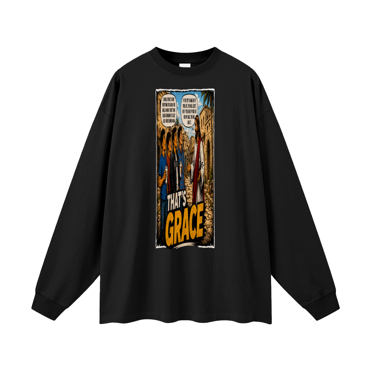 Matthew 16:25 NLT Long Sleeve T-Shirt