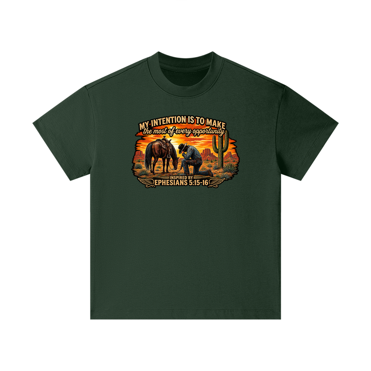 MY INTENTION IS TO MAKE THE MOST OF EVERY OPPORTUNITY INSPIRED BY EPHESIANS 5:15-16 Kids T-Shirt