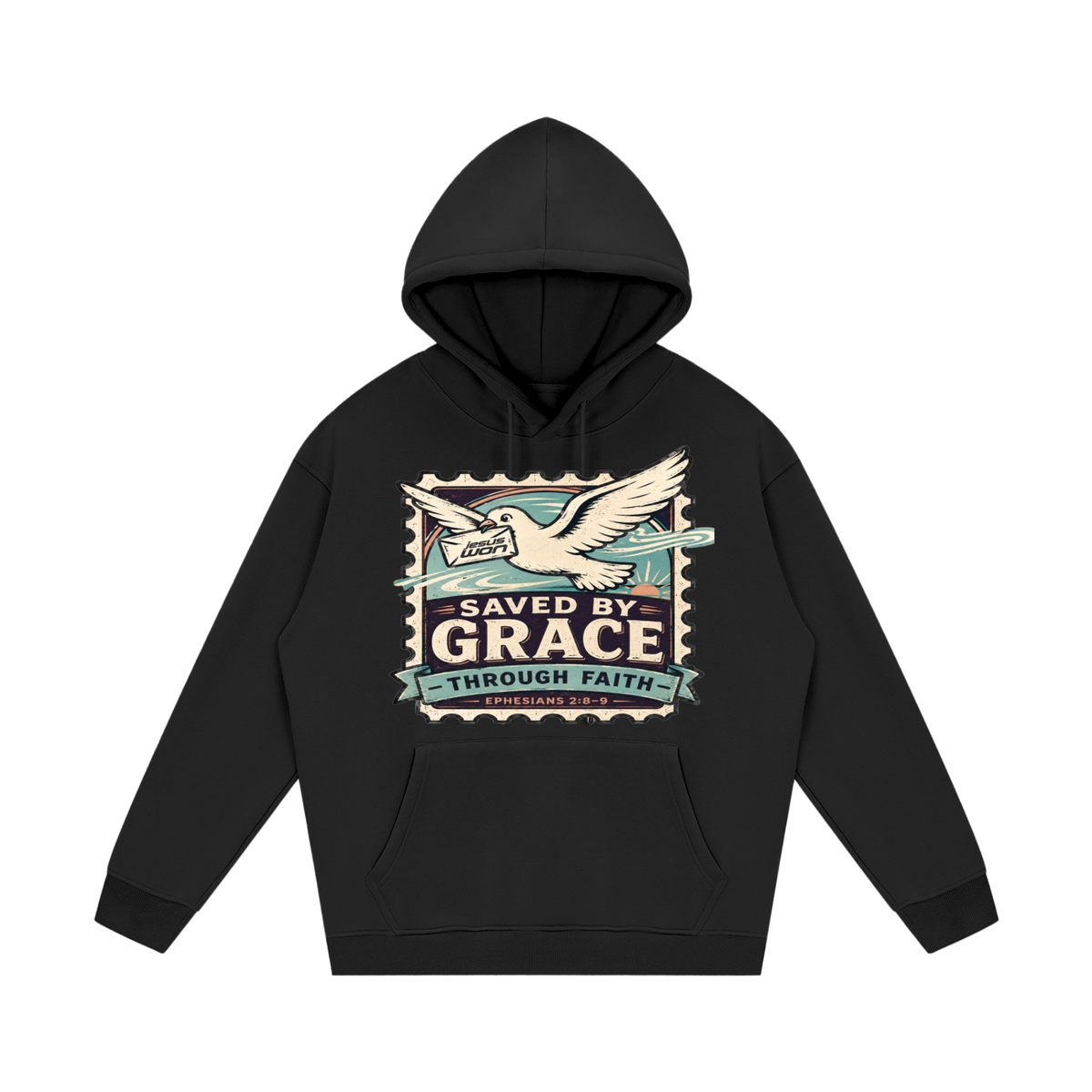 Saved by Grace through faith Hoodie