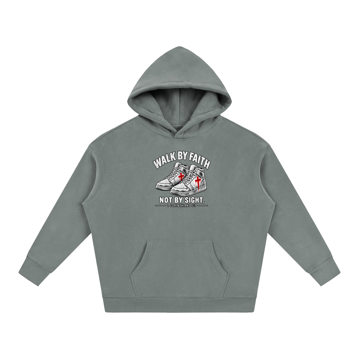 Walk by faith not by sight. Hoodie