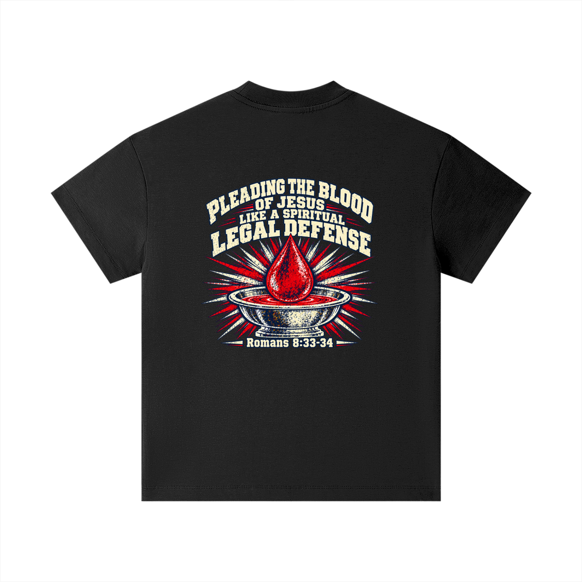 pleading the blood of Jesus like a spiritual legal defense Kids T-Shirt