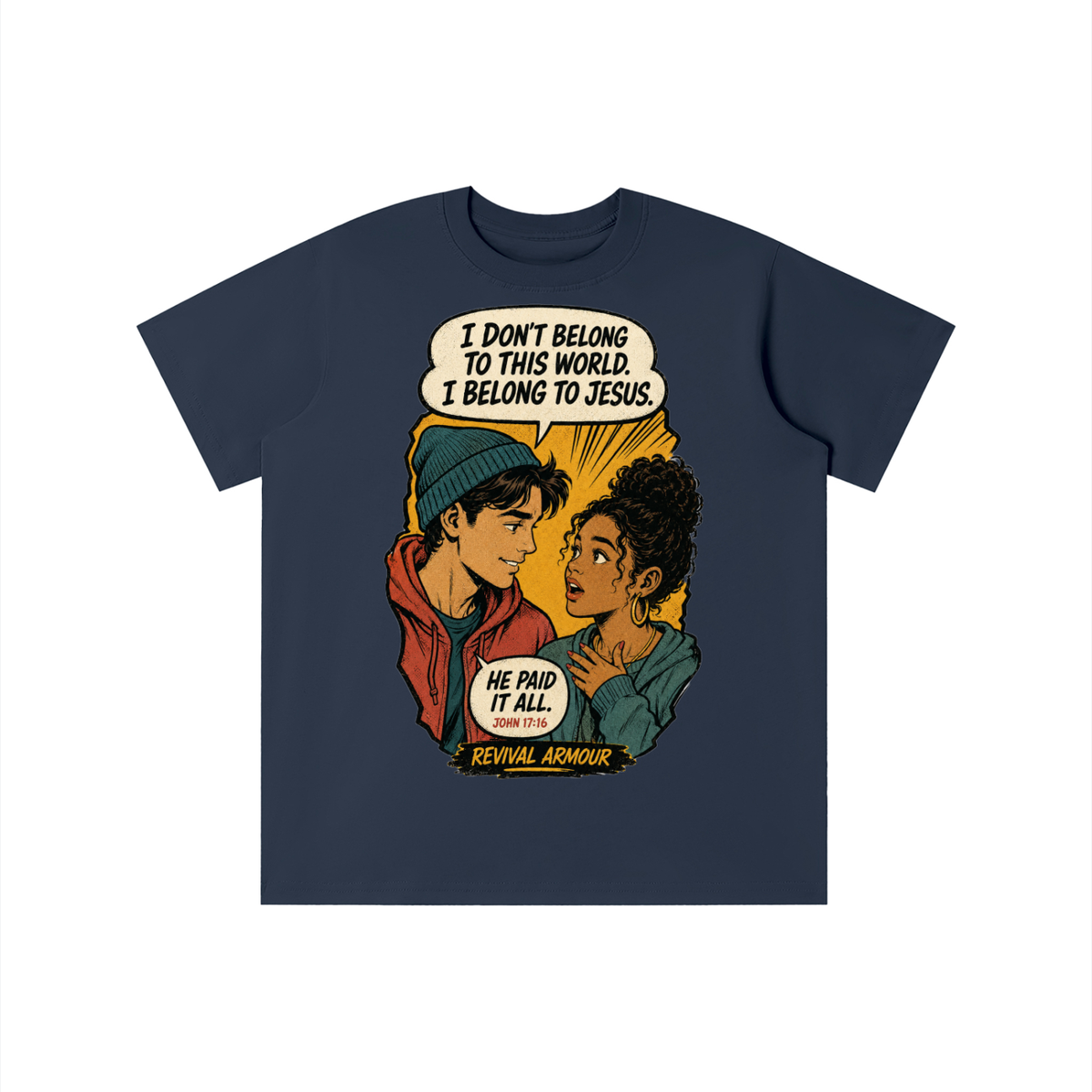 John 17:16 inspired youth T-shirt