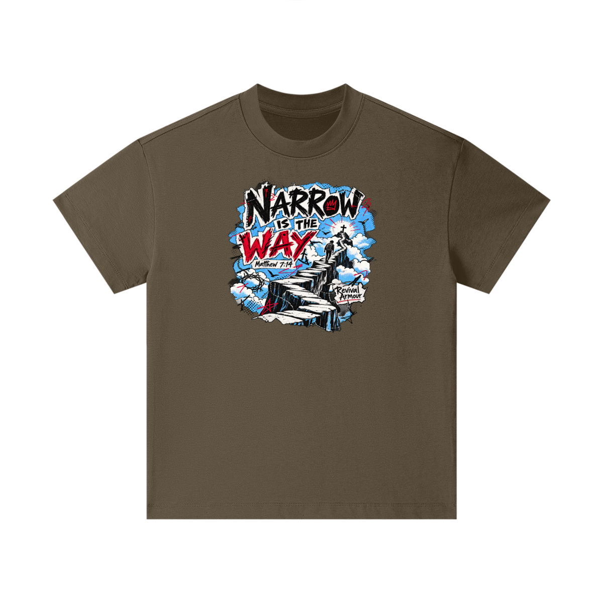 NARROW IS THE WAY [MATTHEW 7:14] Revival Armour Kids T-Shirt