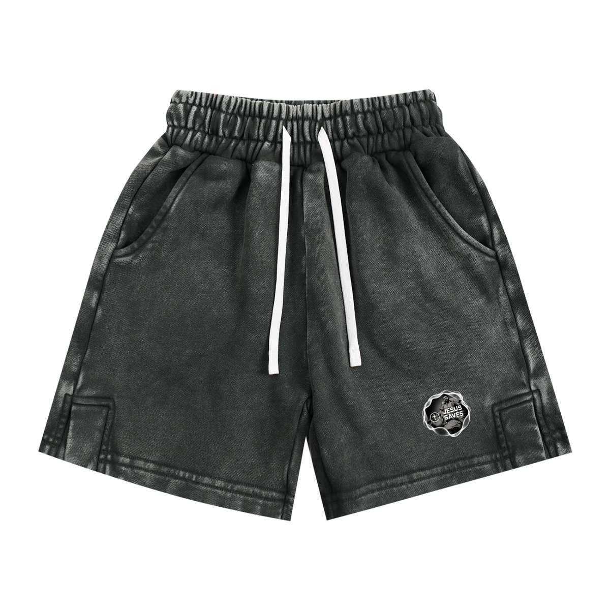 JESUS SAVES ACTS 4:12 Kids' Shorts