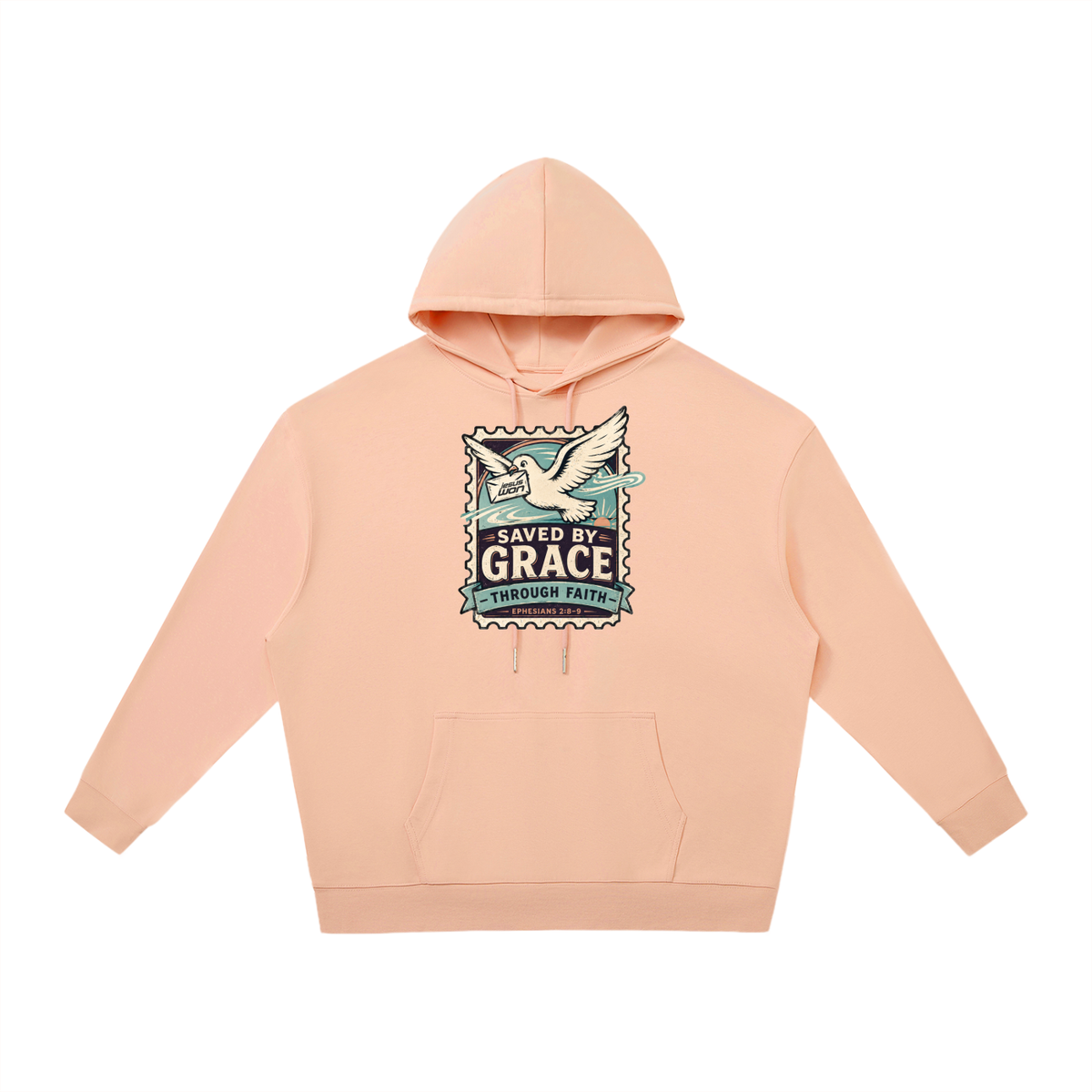 SAVED BY GRACE -THROUGH FAITH- - EPHESIANS 2:8-9 - Hoodie
