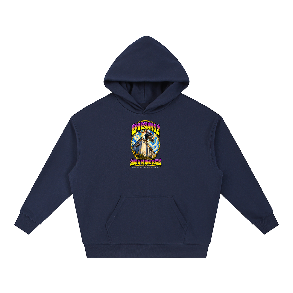 EPHESIANS 2 SAVED BY THE BLOOD OF JESUS BUILT INTO A TEMPLE. (EPH. 2:13-22) Hoodie