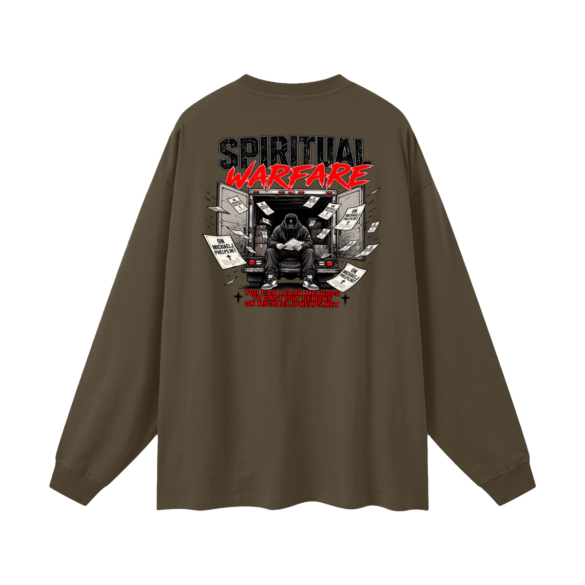 THE HOLY BIBLE THAT'S A GOOD BOOK SPIRITUAL WARFARE YOU CAN LEARN METHODS TO CAST OUT DEMONS ON MICHAELJPHELPS.NET Long Sleeve T-Shirt