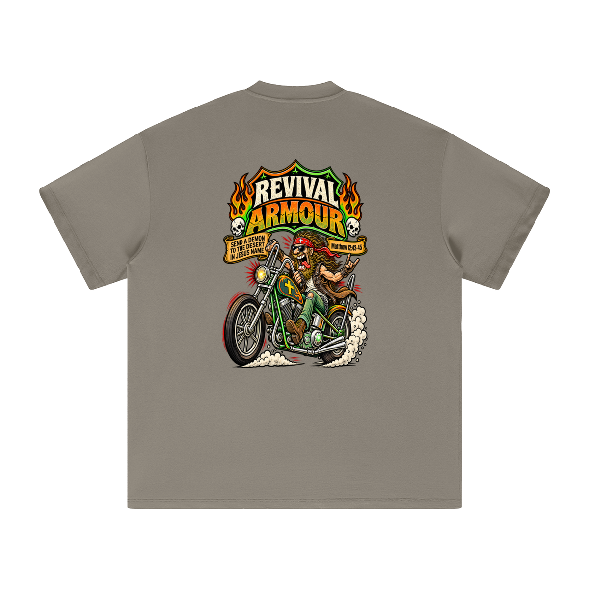 REVIVAL ARMOUR SEND A DEMON TO THE DESERT IN JESUS NAME [MATTHEW 12:43-45] T-Shirt