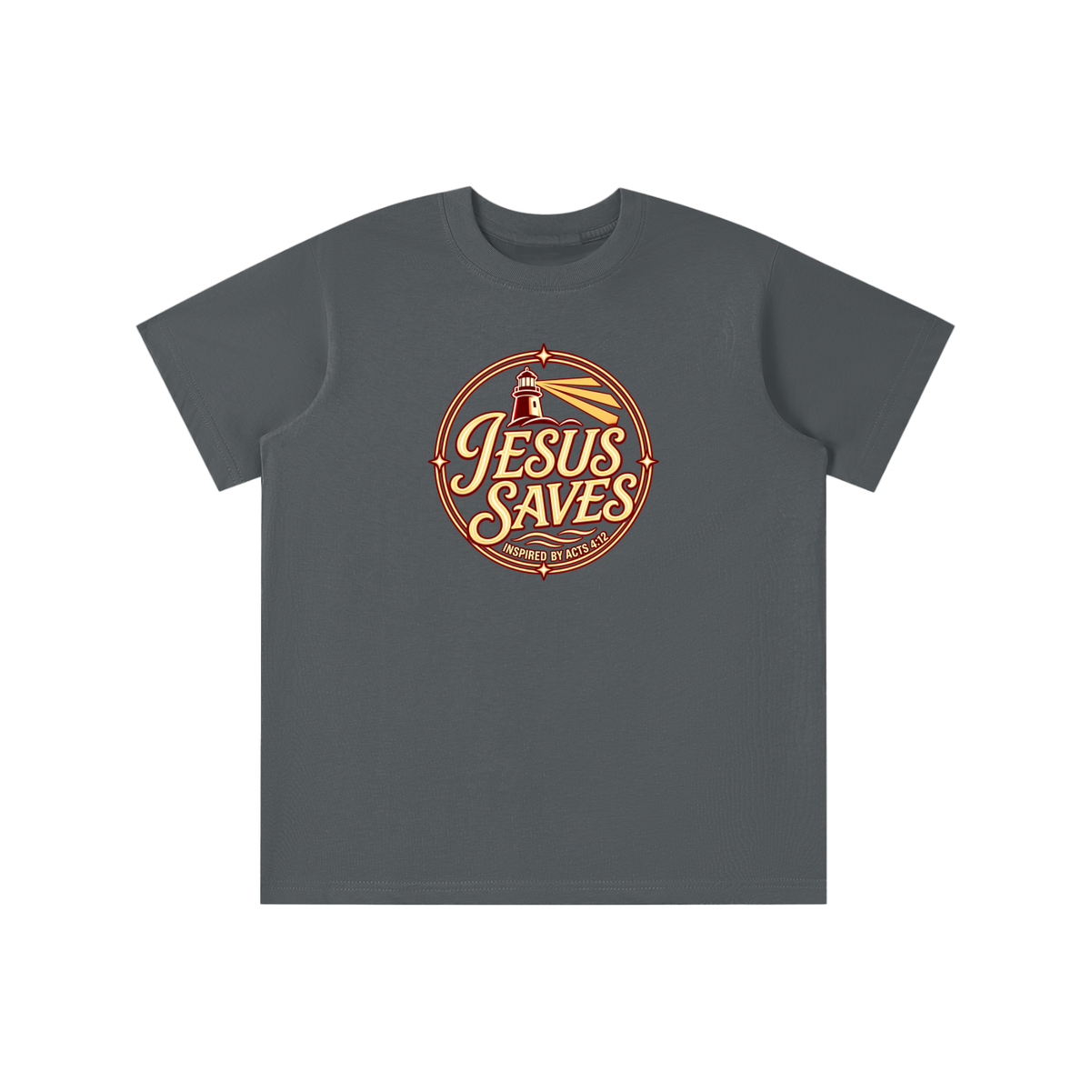 JESUS SAVES INSPIRED BY ACTS 4:12 youth T-shirt
