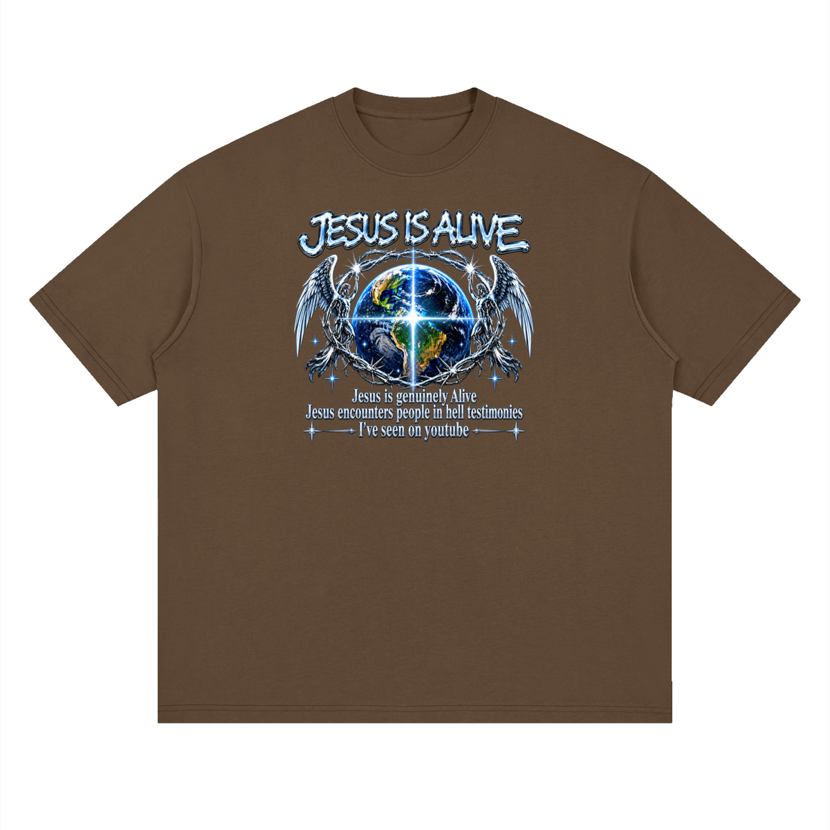 JESUS IS ALIVE Jesus is genuinely Alive Jesus encounters people in hell testimonies I've seen on youtube T-Shirt