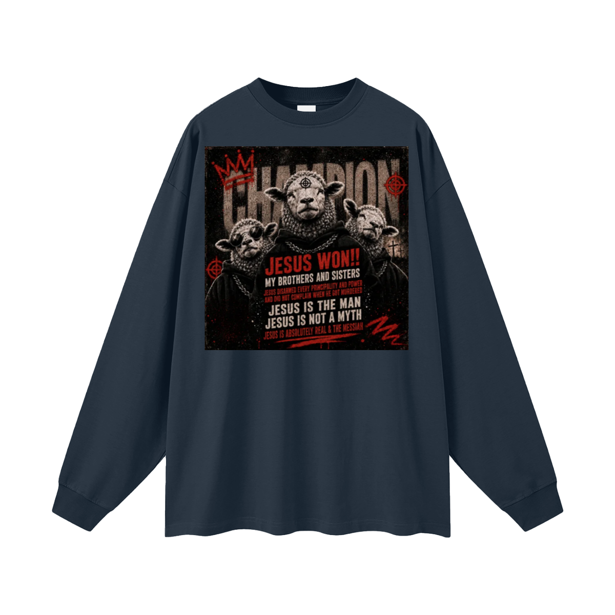 Jesus Won Long Sleeve T-Shirt