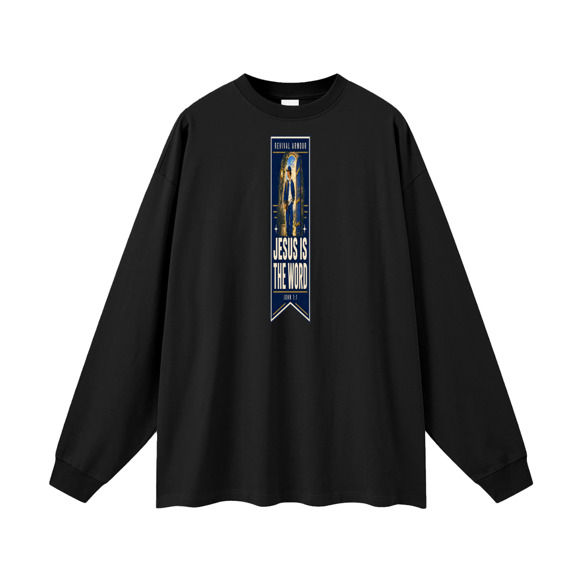 REVIVAL ARMOUR JESUS IS THE WORD _ JOHN 1:1 Long Sleeve T-Shirt