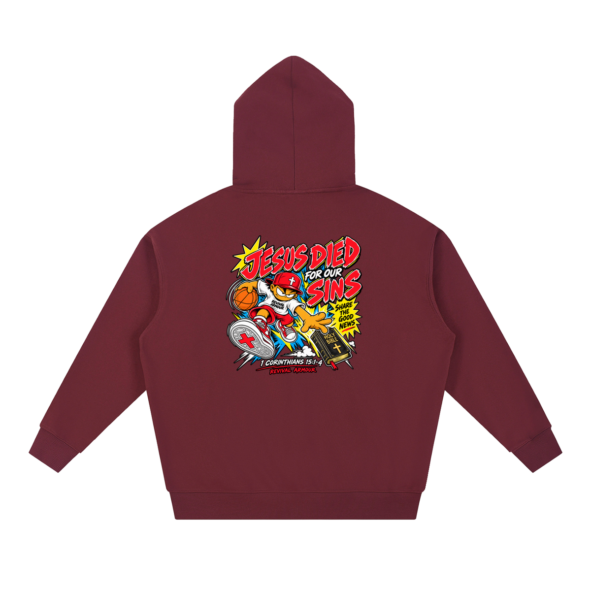 REVIVAL EST. 2026 ARMOUR JESUS DIED FOR OUR SINS Hoodie