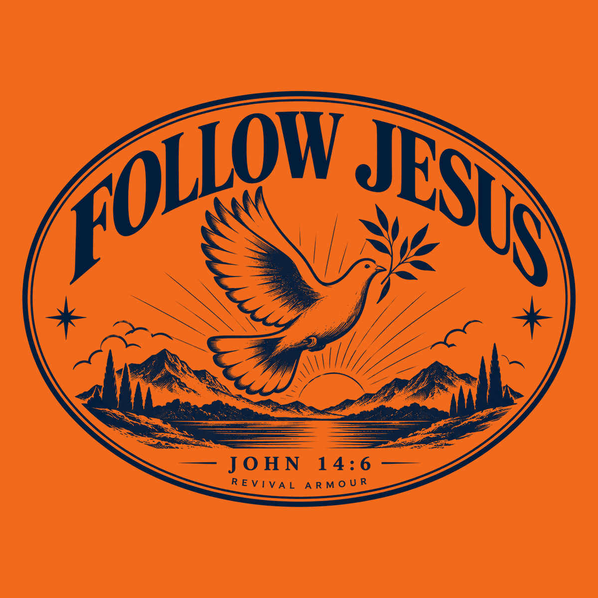 FOLLOW JESUS - JOHN 14:6 - REVIVAL ARMOUR Hoodie