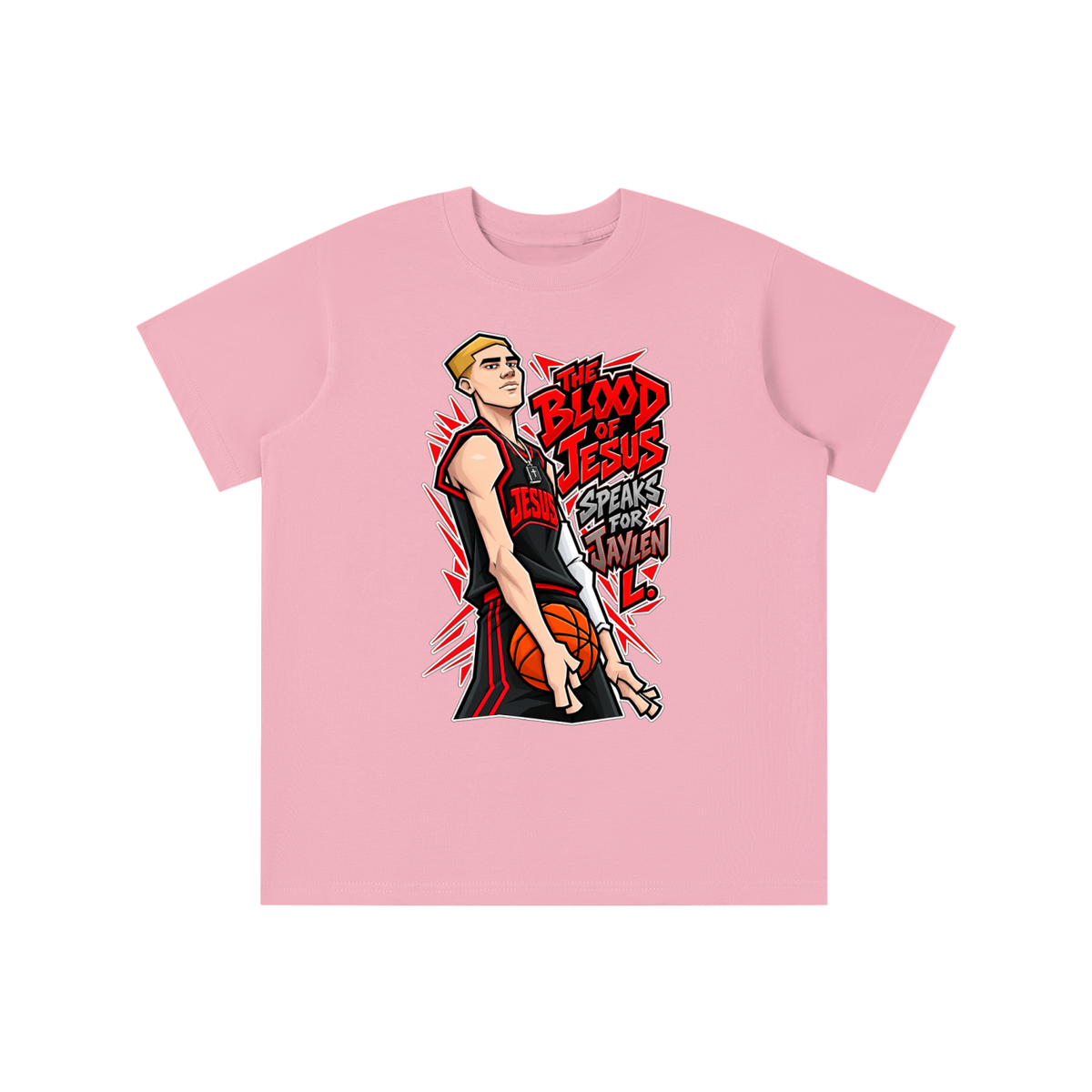 THE BLOOD OF JESUS SPEAKS FOR JAYLEN L. youth T-shirt