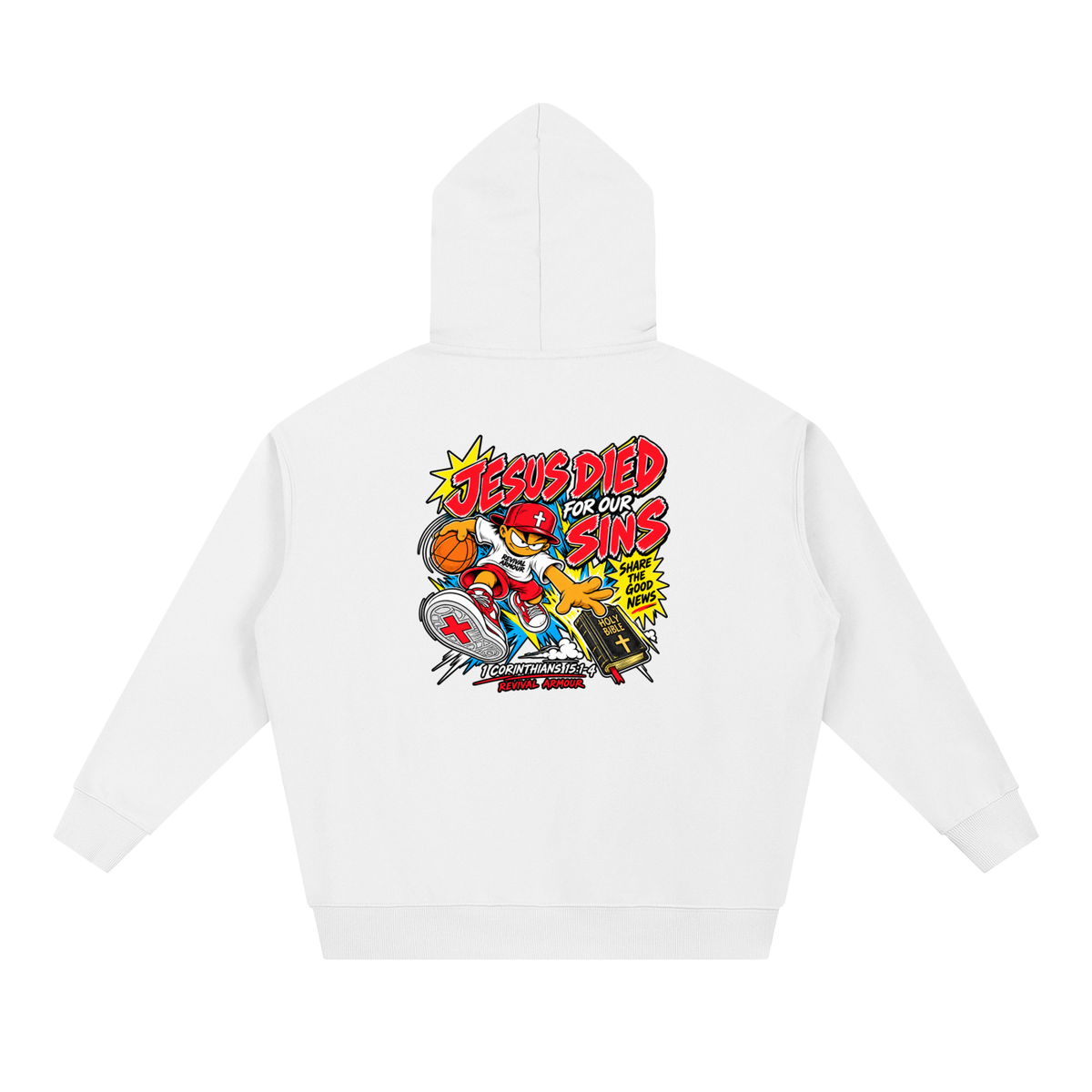 REVIVAL EST. 2026 ARMOUR JESUS DIED FOR OUR SINS Hoodie