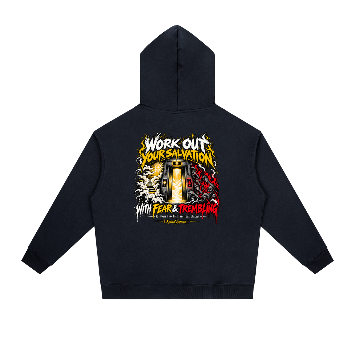 THE WAGE OF SIN IS DEATH WORKOUT YOUR SALVATION WITH FEAR & TREMBLING Hoodie