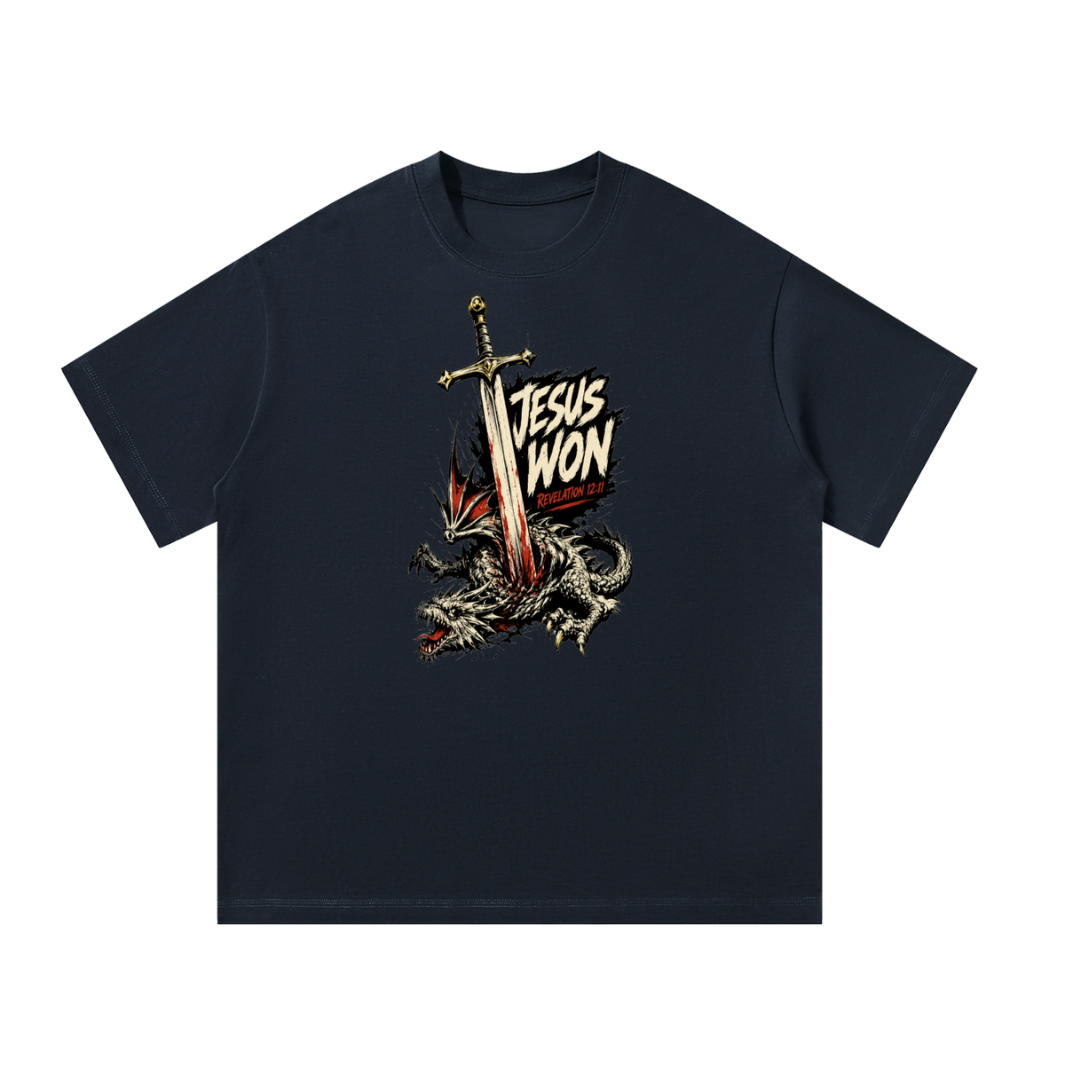 Jesus Won Revelation 12:11 T-Shirt