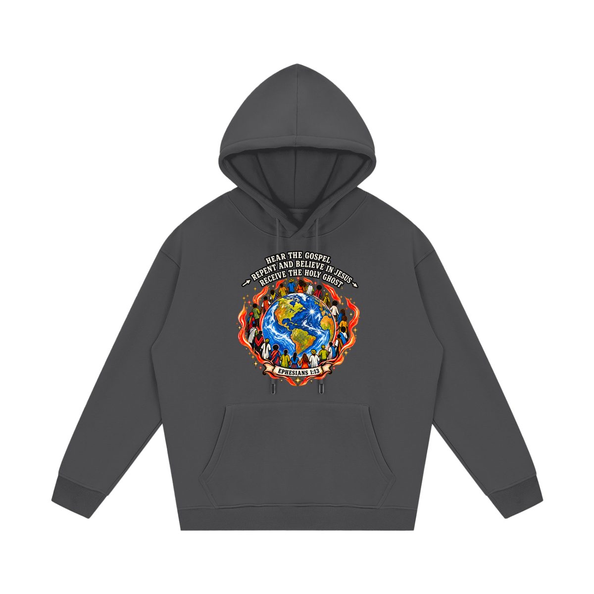 Hear the Gospel > repent and believe in Jesus > Receive the Holy Ghost Hoodie