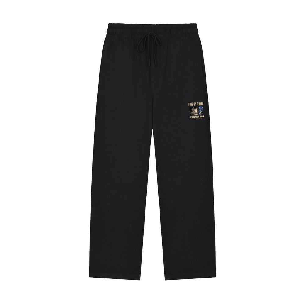 EMPTY TOMB JESUS HOLDS ALL THE ATOMS TOGETHER JESUS WON DUH LUKE 10:18-20 & 1 CORINTHIANS 15:1-4 & PHILIPPIANS 2:12 & JAMES 2:10 Sweatpants