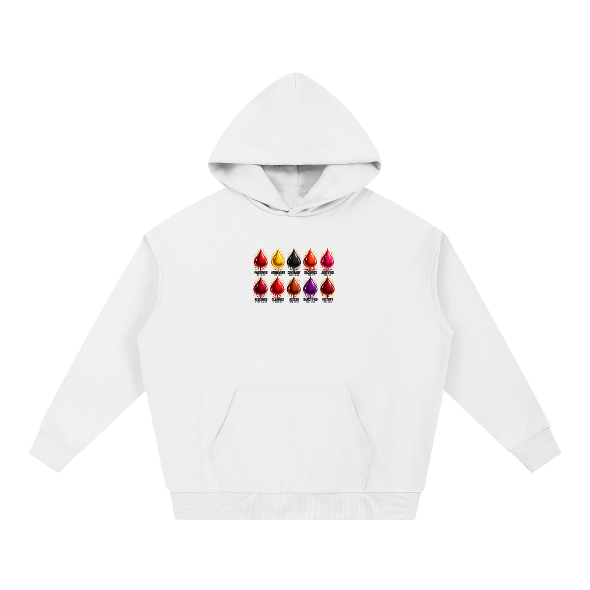 10 BLOOD LOGOS Hoodie
