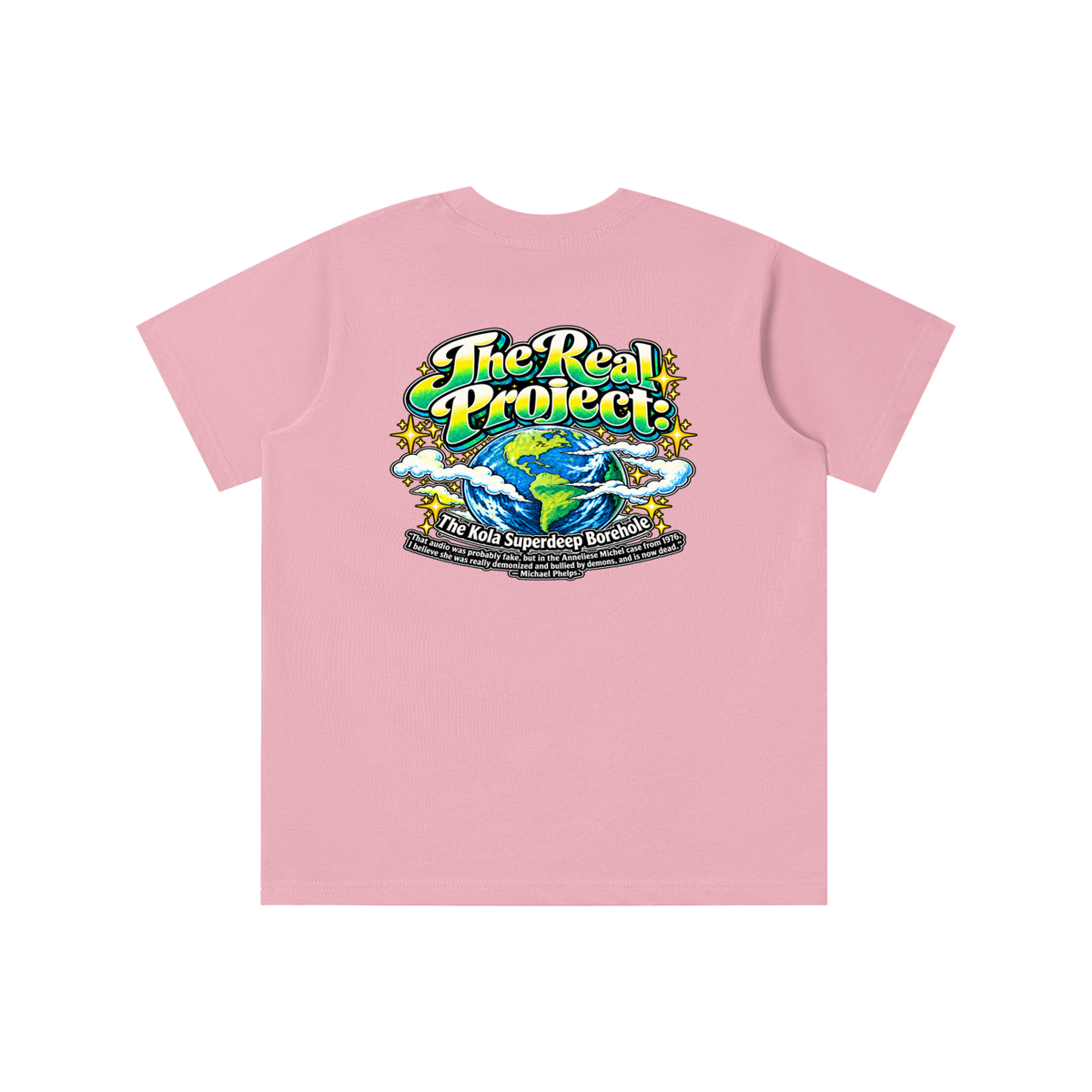 REDEEMED BY THE OF JESUS ACCORDING TO EPHESIANS 1:7 THE REAL PROJECT: THE KOLA SUPERDEEP BOREHOLE youth T-shirt