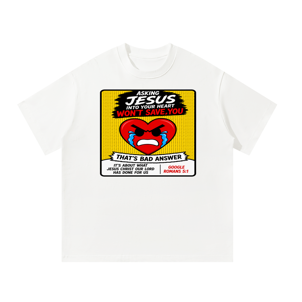 Asking Jesus into your heart won't save you T-Shirt
